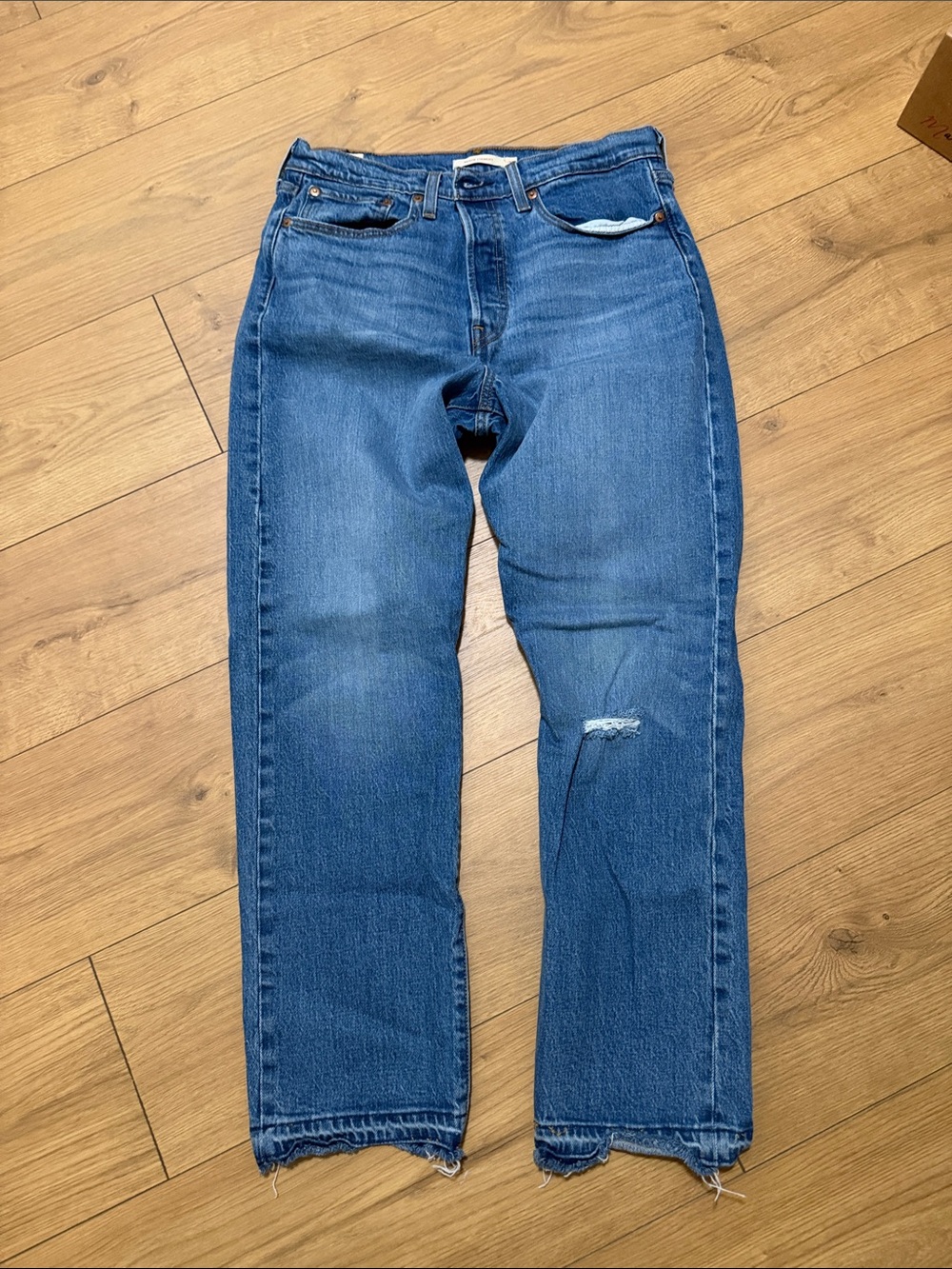 Levis Women's Wedgie Straight-Leg Jeans